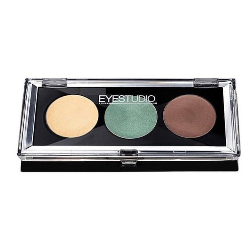 Eye Studio Color Gleam Cream Eyeshadow 05 FLASH OF FOREST 0.10 oz ~ Vibrant Earthy Tones for Luminous, Layerable Eye Looks