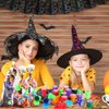 192 Pcs 24 Pack Assorted Halloween Stationery, Halloween Party Favors for Kids, Goodie Bags Stuffers Set Including Halloween Pencils, Rulers, Stamps and Erasers in Trick or Treat Bags