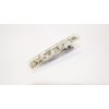 Generic Small 2 inch super slim clear silver speckled alligator hair clip fine thin hair