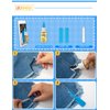 LOCBONDSO 1 Min Fast Dry Sew Glue Liquid Quick Bonding Reinforcing Fabric Adhesives DIY Speedy Fix for Denim Cotton Flannel Clothes Tent Curtain Leather Sofa Cover Polyester Gloves Doll Repair