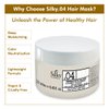 Silky.04 Organic Restitutive Hair Mask - Moisturizing Hair Mask with Pomegranate Extract – Hair Color Mask Restoring Dry & Treated Hair - 250 ml