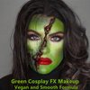 Go Ho Green Face Paint,Waterproof Oil Based Cream Green Body Paint Stick,Green Face Body Paint for Halloween Cosplay SFX Hulk Witch Gamora Zombie Makeup