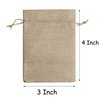 Tendwarm 20Pcs 3x4 inch Burlap Gift Bags with Drawstring Recyclable Linen Sacks Bag for Wedding Favors Party DIY Craft Jewelry Bags