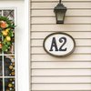 Modern House Numbers, Wrought Iron Home Address/Mailbox Number, DIY Hardwares, 3 Inches High(letter A)
