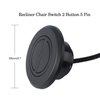 Podoy Recliner Switch with 2 Button 5 Pin Plug Fixed Power Recliner Lift Chair, Stand Sofa Electric Round Hand Control Handset Recliner Switch Replacement Parts