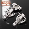1 Pairs （2 Pack）Soft Close Kitchen Cabinet Door Hinges fit for Face Frame Cabinet,105 Degree Opening Angel Self Closing with Mounting Screws by Probrico
