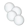Fat Cat Foosball/Soccer Game Table Soccer Balls: 36 mm Regulation Size Foosballs, Solid White, 4 Pack