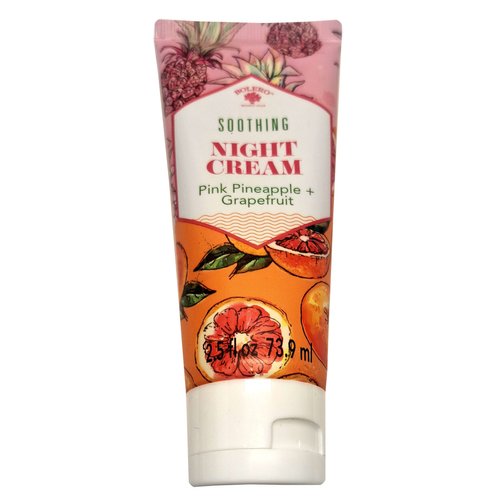 Bolero Soothing Night Cream Pink Pineapple &amp; Grapefruit 2.5fl oz (73.9ml)