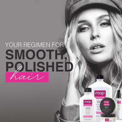 MOP Pomegranate Nourishing Mask For Medium to Coarse Hair, 8.45 Oz., Deep Conditioner, Reduces Frizz, Hydrates & Restores Dry, Dull Hair