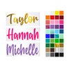 Vinyl Name Decal for Yeti Cup, Tumbler, Water Bottle, Laptop, car Window or Other Hard and Smooth Surface Your Choice of Color & Style | Decals by ADavis
