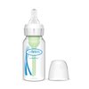 Dr. Brown's Anti-Colic Options+ Narrow Baby Bottle, 0m+ Level 1 Nipple - Baby Bottle to Reduce Colic (1 Pack), 4 oz
