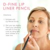 Beauty For Real D-Fine Lip Liner Pencil, Neutral Deep - Universal, Long-Wear Shade - Define, Enhance & Perfect Lip Shape - Creamy Texture for Easy Application - No Sharpener Required - 0.012 oz