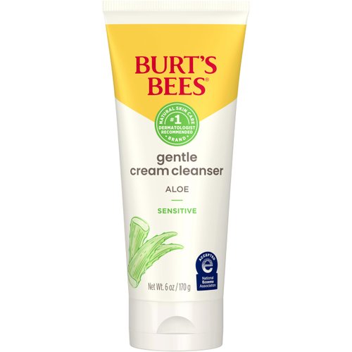 Burt's Bees Facial Cleanser for Sensitive Skin with Aloe, 98.9% Natural Origin Skin Care, Stocking Stuffers & Skin Care Christmas Gifts (6 oz)