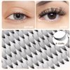 Bodermincer 200pcs 20D Premade Volume Fans Eye Lashes Extensions Thickness 0.07mm 8-16mm to Choose Black Soft Individual False Eyelashes Makeup Fake Lashes Cluster（10mm）