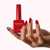 CANNI Red Gel Nail Polish, 1Pcs Red Gel Polish Red Color Nail Polish Gel High Gloss Soak Off U V Gel Nail French Nail Manicure Salon DIY
