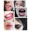 Vsnnsns Lip Piercing Kit 6 Pieces 16G Stainless Steel Lip Piercing Jewelry Piercing Needles and Piercing Clamp CZ Opal Lip Rings Barbell Body Piercing Jewelry Tools Silver