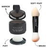 Root Touch Up Hair Powder, Instantly Gray Hair Root Cover Up Hairline Powder, Hair Concealer For Women and Men(Gray) (A-Dark Brown, 2PC)