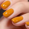 Vishine Gel Nail Polish 15ml, Fall Autumn Yellow Color Soak Off UV LED Long-Lasting Nail Gel Polish Nail Art Home DIY Manicure Nail Salon Varnish #924