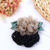 2Pcs Women Hair Bun Cover Net, Snood Flower Hair Clips Lace Hair Net Hair Accessories For Stewardess Banks Hotels Restaurant Staff