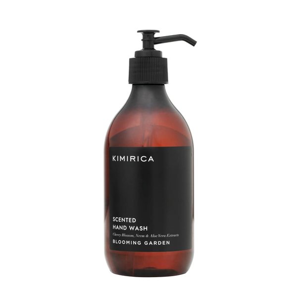 Kimirica Blooming Garden Hand Soap | with Sweet & Floral Aroma | Gently Cleanses & Moisturizes | Neem & Aloe Vera Based Gel Hand Wash | Ideal Gift for Any Occasion | 10.14 Fl Oz/300 ml
