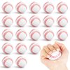 20 Pieces Mini Baseball Stress Balls Baseball Foam Sports Balls Small Squeeze Anxiety Bulk Toy Ball for Kids Baseball Birthday Party, School Carnival Party Supplies