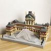 alltogetho Louvre Micro Mini Building Blocks Architecture Toys Sets Assembly Adult Construction Unleash Your Love for The Louvre