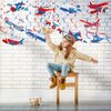 30 Pieces Airplane Hanging Swirls Decoration Airplane Party Supplies Airplane Foil Swirls Airplane Ceiling Whirls Airplane Spiral Streamers for Airplane Theme Party Baby Shower Birthday Party Favors