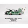 1:64 Diecast Model Car Compatible with Nissan Skyline C210 Kaido Racer Bosozoku Style Limited Edition by Pop Race PR640061