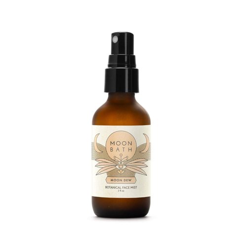 Moon Dew Botanical Face Mist. Moisturizing Facial Toner w/Frankincense, Lavender & Rose Water. Witch Hazel & Pure Aloe Vera. Alcohol Free. Organic Skin Care. Natural Beauty. 2 fl oz.