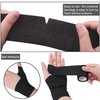 BQTQ 40 Rolls Self Adhesive Bandage Black Adhesive Wrap 2 inch Self Adherent Wrap Stretch Bandage Self Stick Bandage Wraps for Wrist Ankle Swelling Sprains