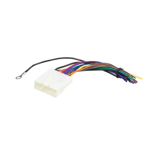 Scosche NN04B Compatible with Select 2007-Up Nissan Power/Speaker Connector / Wire Harness for Aftermarket Stereo Installation with Color Coded Wires WHITE