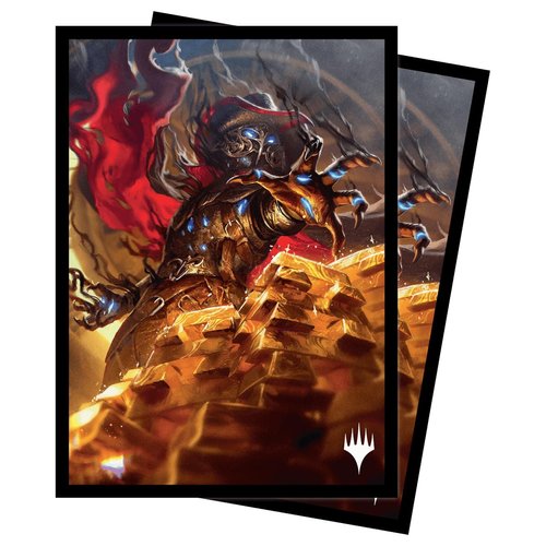 Ultra PRO - Magic: The Gathering Outlaws of Thunder Junction 100ct ChromaFuion Standard Size Card Sleeves Ft. Gonti, Protect & Store Your Gaming Cards, MTG Cards, Matte Finish Card Sleeves