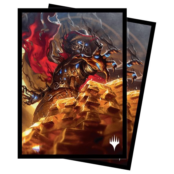 Ultra PRO - Magic: The Gathering Outlaws of Thunder Junction 100ct ChromaFuion Standard Size Card Sleeves Ft. Gonti, Protect & Store Your Gaming Cards, MTG Cards, Matte Finish Card Sleeves