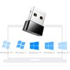 Cudy AC 650Mbps USB WiFi Adapter for PC, 5GHz/2.4GHz Wireless Dongle, WiFi Wireless Adapter for Laptop - Nano Size, Compatible with Windows XP / 7/8.x /10/11, Mac OS
