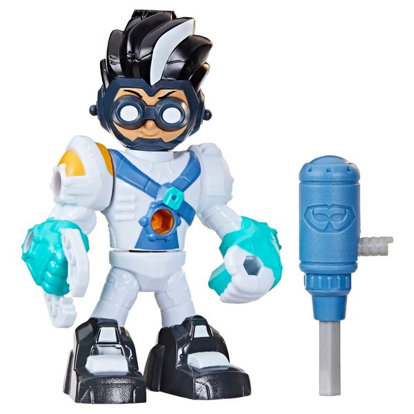 PJ Masks Power Heroes Buildable Heroes, Romeo Action Figure, Easy-to-Assemble, Superhero Toy for Boys and Girls 3 Years Old and Up