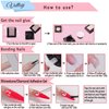 Vettsy Solid Nail Tips Glue Gel for Press on Nails Diamond Rhinestone Gel Super Adhesive Acrylic Fake Nail Tips Strengthen Natural Nails Beginners Art DIY Home Professional Gel Salon UV Cured (10g)