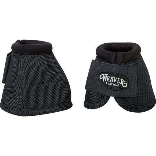 Weaver Leather Ballistic No-Turn Bell Boots Black, Small