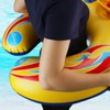 Kalolary Inflatable Baby Swimming Ring, Mommy and Baby Parent-Child Double Person Inflatable Float Seat Swimming Boat with Removable Sun Canopy for Baby and Mom Swim Ring Summer Pool Supplies