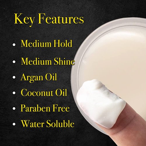 Pete & Pedro HAIR PASTE – Men’s Hair Paste with Medium Hold & Medium Shine | Semi Matte Finish Texturizing Styling Cream For Men, Great For Medium & Longer Hair | As Seen on Shark Tank, 2 oz.