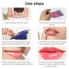 Reengull 30 PCS Lip Mask Collagen Lip Masks Sheet for Dry Lips, Gel Lip Mask Pack for Remove Dead Skin, Moisturizes and Lightens Lip Lines, Pink