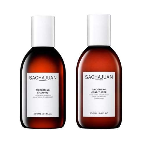Sachajuan Thickening Shampoo and Conditioner Set - Ocean Silk and Thickening Technology For Volume and Smooth Hair - Set of 2 (8.4 oz)