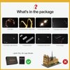 DALDED LED Lighting Kit for Architecture Notre-Dame de Paris Set, LED Light Compatible with 21061 Building Block Models (Not Include Set)