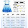 WonderBabe Princess Costumes Birthday Party Dress Up for Little Girls Princess Dresses Fancy Dress Up Clothes for Christmas Party Cosplay size 2-3t