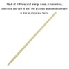 HAHIYO 6inches 70PCs Orange Wood Stick for Nail Wooden Nail Cuticle Pusher Stick Double Sided Cuticle Remover Manicure Pedicure Pusher Stick Wood Cuticle Stick for Nail Manicure Tool Nail Cleaning