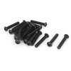 uxcell a15092400ux0159 M6 x 35mm Alloy Steel Hex Socket Button Head Screws Black (Pack of 20)