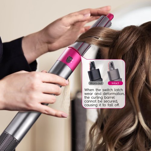 Switch Latch Compatible with Dyson Airwrap Styler HS01 Curling Iron Accessory Curling Iron Switch Bayonet Lock Latch Curling Iron Repair