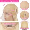 Resore 613 13x6 Lace Front Wig Human Hair 200 Density Straight Blonde Lace Front Wigs Human Hair 28 Inch Full & Thick 613 HD Lace Frontal Wig Human Hair Pre Plucked with Baby Hair for Women