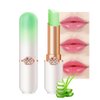 BINGBRUSH Aloe vera Color Changing Lipstick Queen,Moisturizer Long Lasting Lip Care Lip Balm Magic Lip Gloss Lip Tint Stain Glossly Makeup Lipstick Set for Women (1pc Aloe vera)