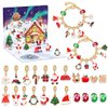 2024 Christmas Advent Countdown Calendar,Charm Bracelet DIY Making Kit 24 Days Surprise Gifts,Jewelry Making Supplies Beads for Teen Girls 4-12,Craft Toys Gifts Set with a Gift Box Gift