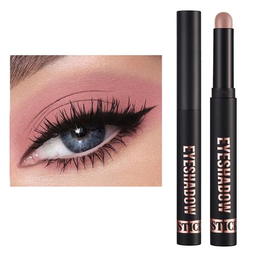 Mefyhtune Eyeshadow Pencil Smooth Matte Cream Eyeshadow Stick, High Pigmented Long Lasting Waterproof Eye Shadow Pencil Makeup, Hypoallergenic Eyeshadow Highlighter Stick Eye Liner (11#)